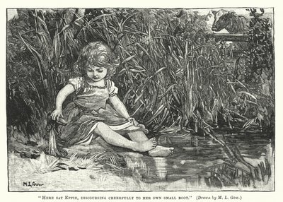 Silas Marner - Här satt Eppie och pratade glatt till sin egen lilla stövel av Mary L. Gow