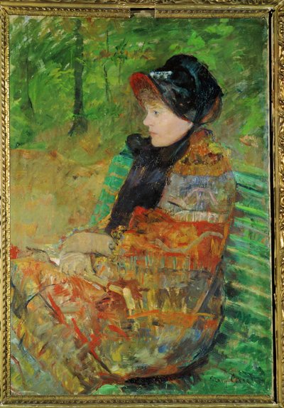 Porträtt av Mlle C. Lydia Cassatt av Mary Stevenson Cassatt