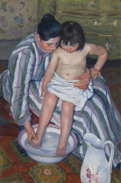 Barnets bad av Mary Stevenson Cassatt