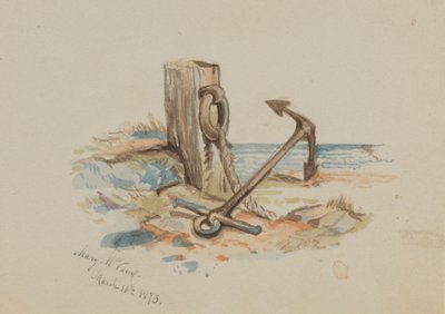Utan titel (Förtöjning och ankare) av Mary Vaux Walcott