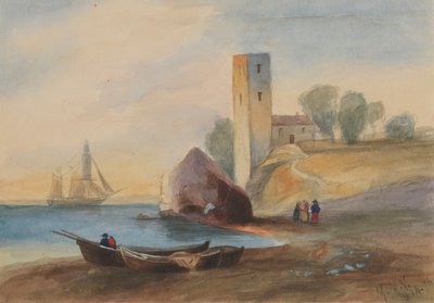 Utan titel landskap, 1876. av Mary Vaux Walcott