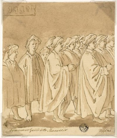 Procession av figurer av Masaccio