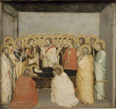 Jungfruns död, ca 1335 av Maso di Banco
