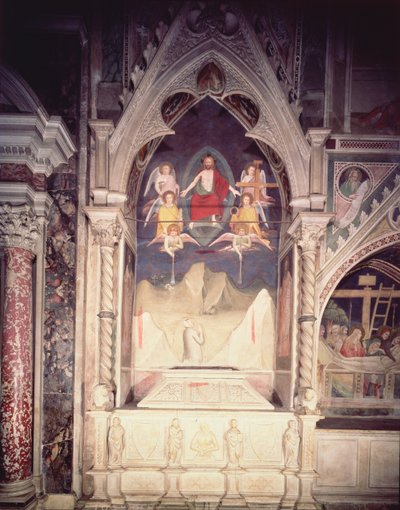 Last Judgement from the Bardi av Vernio Chapel (färsk) av Maso di Banco Giottino