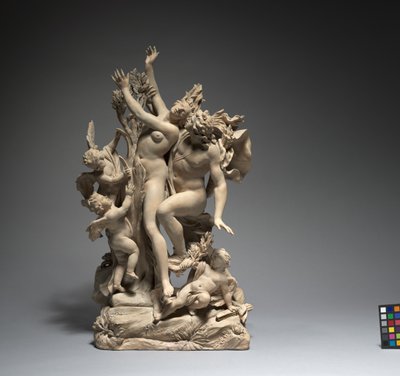 Apollo och Daphne, ca 1700 av Massimiliano Benzi Soldani