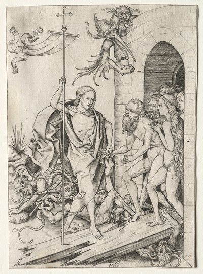 Passion of Jesus Christ: The Descent into Limbo, 1400-talet. av Master AG