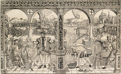 Kurfursten Friedrich I Palatins historia, c1500-talet av Master CS