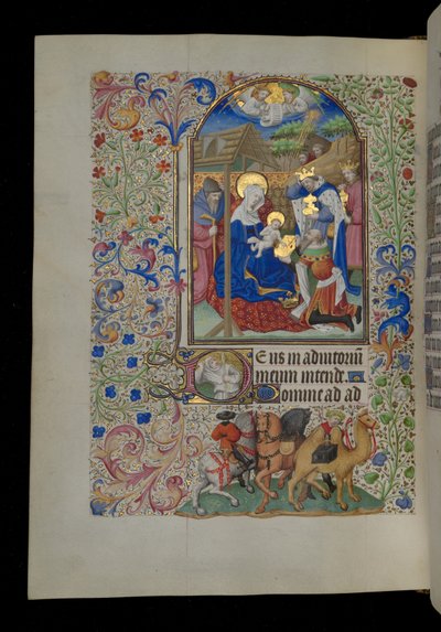 Tillbedjan av de tre vise männen av Master Dunois