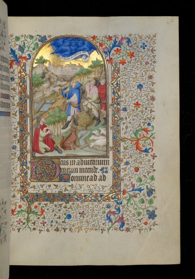 Bebådelsen till herdarna av Master Dunois