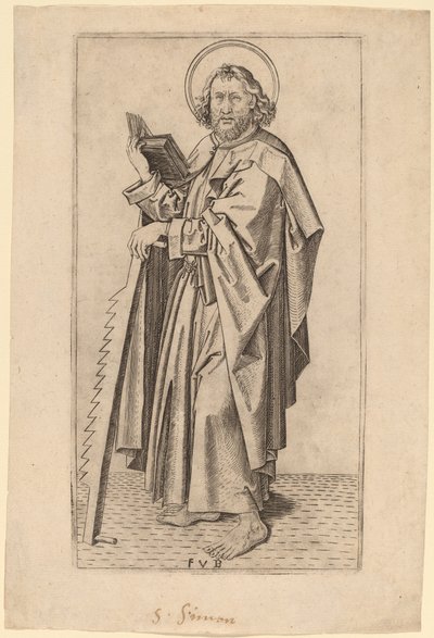 Sankt Judas Thaddeus av Master FVB