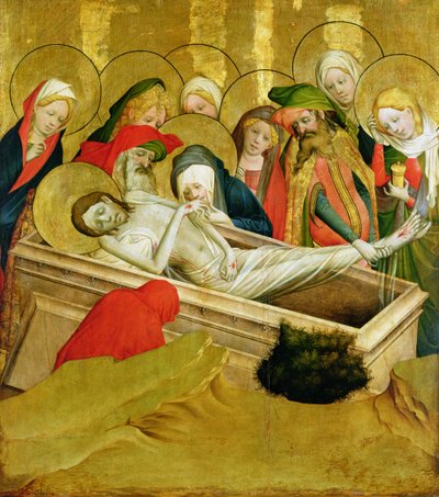 Gravläggningen, panel från St. Thomas-altaret från St. John