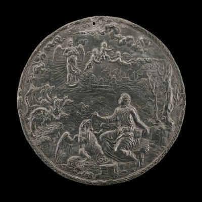Saint John komponerar uppenbarelse på Patmos, 1570-talet av Master H.G.