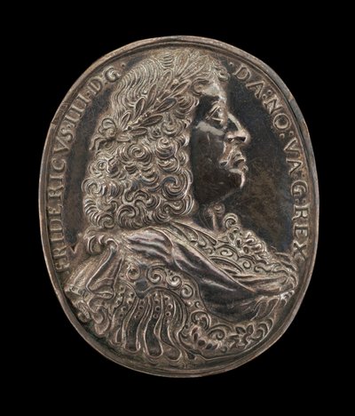 Fredrik III, 1609-1670, kung av Danmark och Norge 1648 [framsidan], ca. 1648. av Master H.L.T.