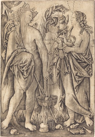 Mars och Venus (Mercurius och Venus?) av Master H.L.