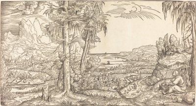 Sankt Johannes på Patmos av Master H.W.G.