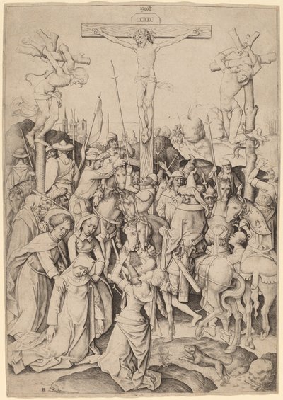 Golgataberget av Master I.A.M. of Zwolle