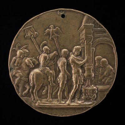 Mucius Scaevola, andra hälften av 1400-talet. av Master IO.FF.