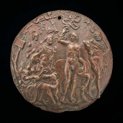 Phaedra och Hippolytus, andra hälften av 1400-talet. av Master IO.FF.