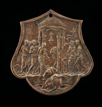 Marcus Curtius död, andra hälften av 1400-talet. av Master IO.FF.