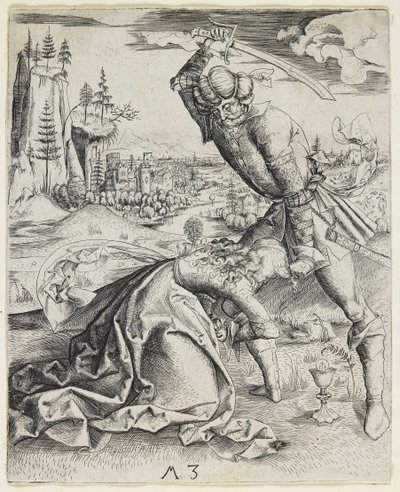 Halshuggning av Saint Barbara, ca. 1501 av Master MZ