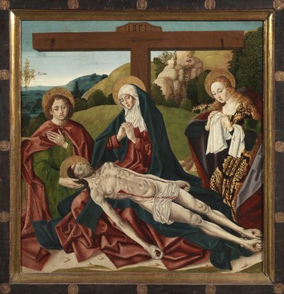 Lamentation (recto), c.1500-20 (olja på panel) av Master Seilern