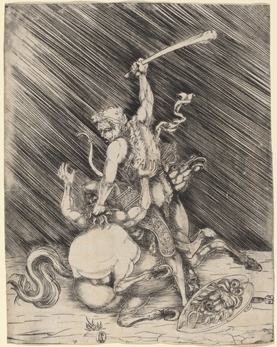 Hercules och Cacus av Master of 1515