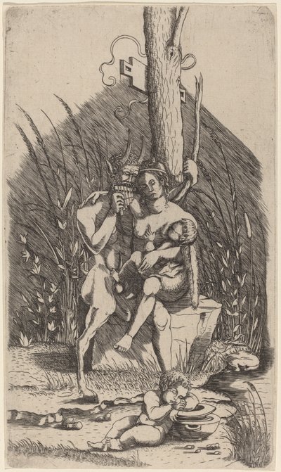Satyrs familj av Master of 1515