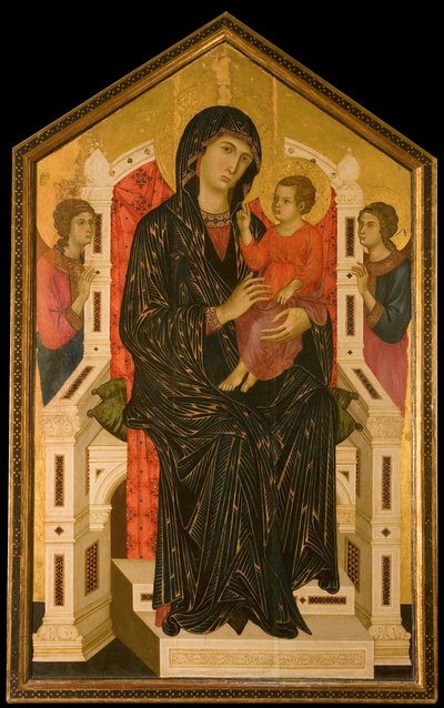 Maestà, andra hälften av 1200-talet av Master of Badia a Isola