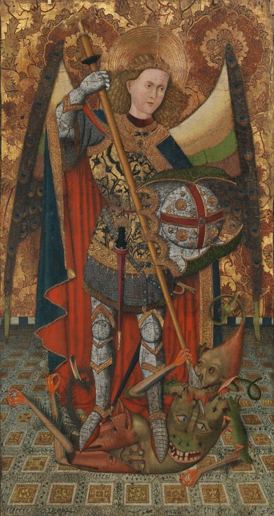 Sankt Mikael, 1450-1500. av Master of Belmonte