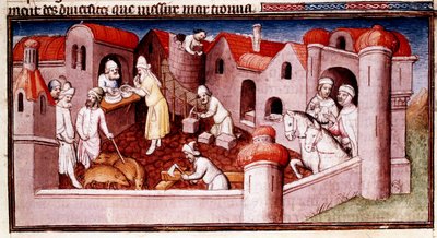 Scen från Marco Polos Book of Marvels..., tidigt 1400-tal av Master of Boucicaut