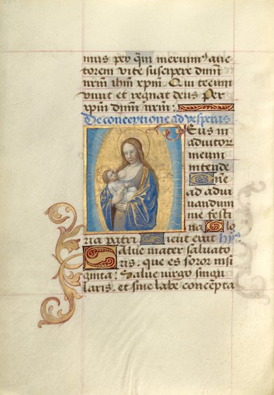Virgo laktaner av Master of Cardinal Bourbon