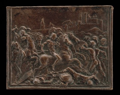 Coriolanus i striden före Rom. av Master of Coriolanus
