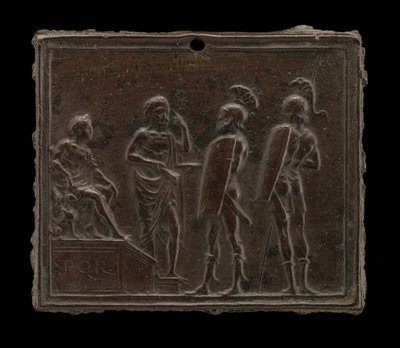 Förvisningen av Coriolanus. av Master of Coriolanus