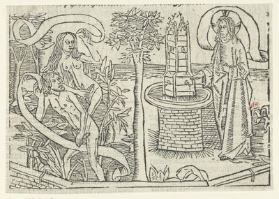 Utvisning från paradiset av Master of Delft (attributed to)