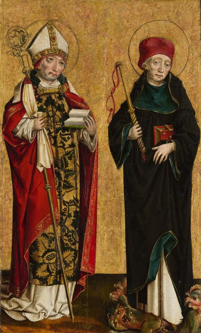 Saint Adalbert och Saint Procopius, ca. 1490-1500. av Master of Eggenburg