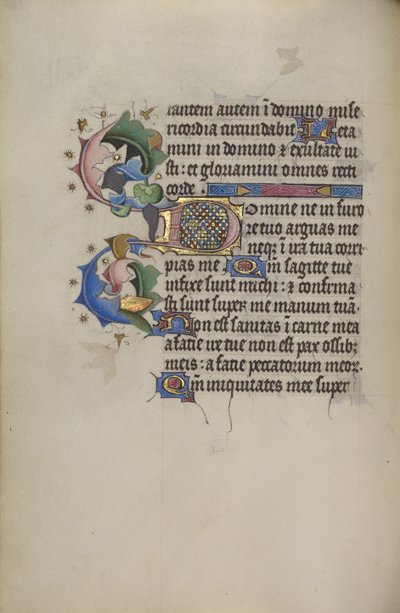 Dekorerat initialt D av Master of Guillebert de Mets