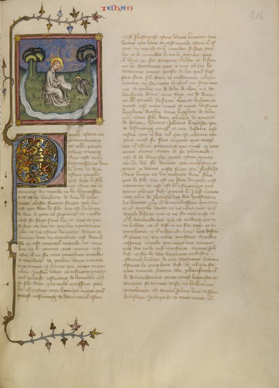 Sankt Johannes på Patmos av Master of Jean de Mandeville