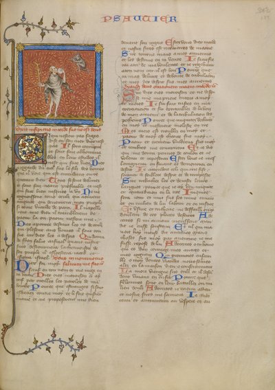 En dåre och en demon av Master of Jean de Mandeville