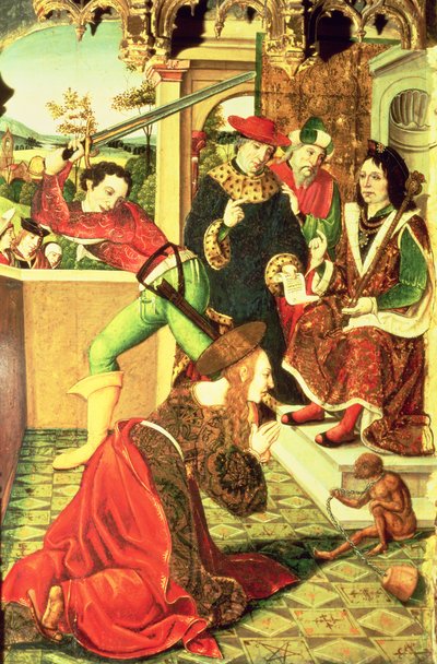 Martyrskap av St Eulalia av Merida av Master of Paredes