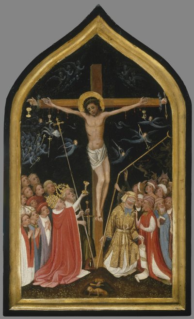 Kristus på det levande korset, 1420-30 av Master of Saint Veronica
