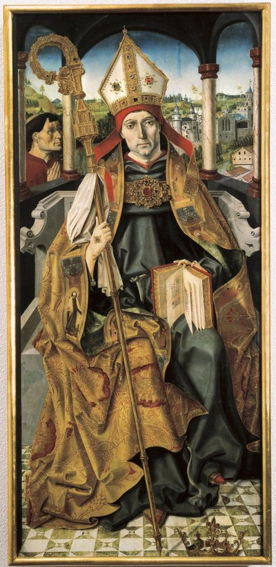 Porträtt av Saint Louis av Toulouse av Master of San Ildefonso
