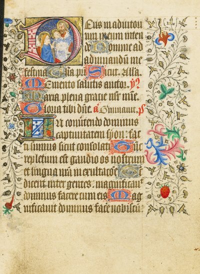 Inledande D: Presentationen i templet av Master of Sir John Fastolf
