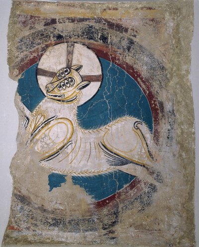 Apokalyptisk lamm från Sant Climent de Taüll av Master of Tahull