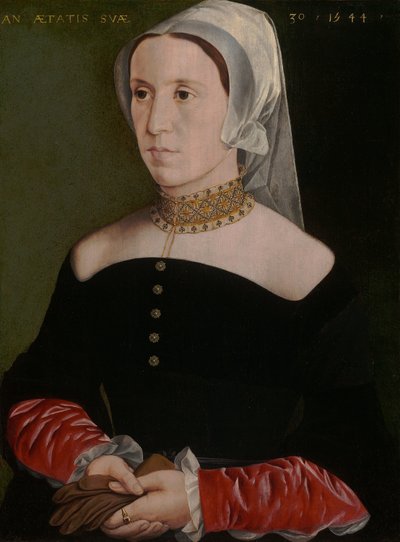 Porträtt av en kvinna av Master of the 1540s