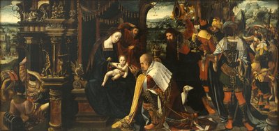 Epifania av Master of the Antwerp Adoration