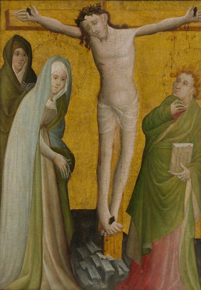Korsfästelsen, ca. 1400. av Master of the Berswordt Altar