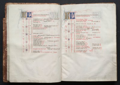 The Gotha Missal: Fol. 10r, Text , c. 1375. av Master of the Boqueteaux