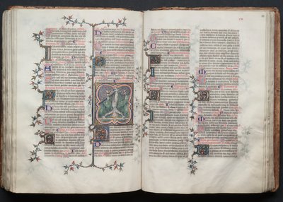 The Gotha Missal: Fol. 118r, Text, ca. 1375. av Master of the Boqueteaux