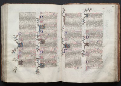 The Gotha Missal: Fol. 124r, Text, ca. 1375. av Master of the Boqueteaux
