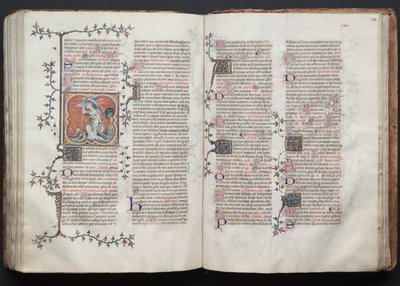 The Gotha Missal: Fol. 124v, Ärkeängeln Mikael, ca. 1375. av Master of the Boqueteaux